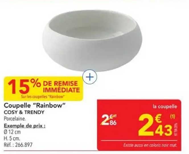 Coupe "Rainbow" COSY & TRENDY
