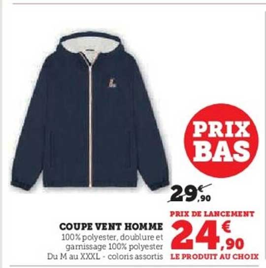 COUPE VENT HOMME