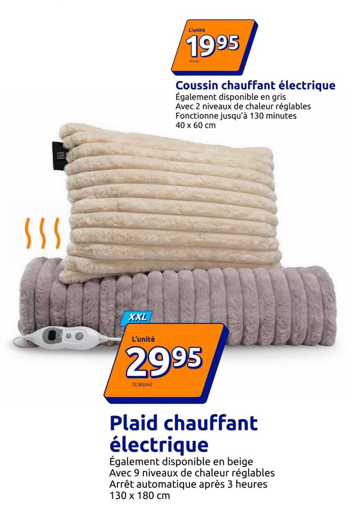 Coussin chauffant électrique