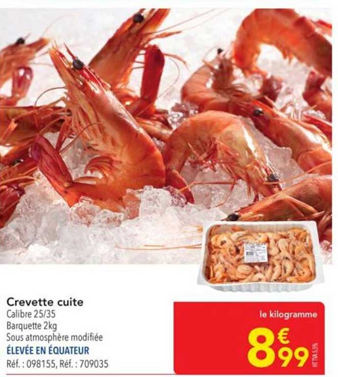 Crevette cuite