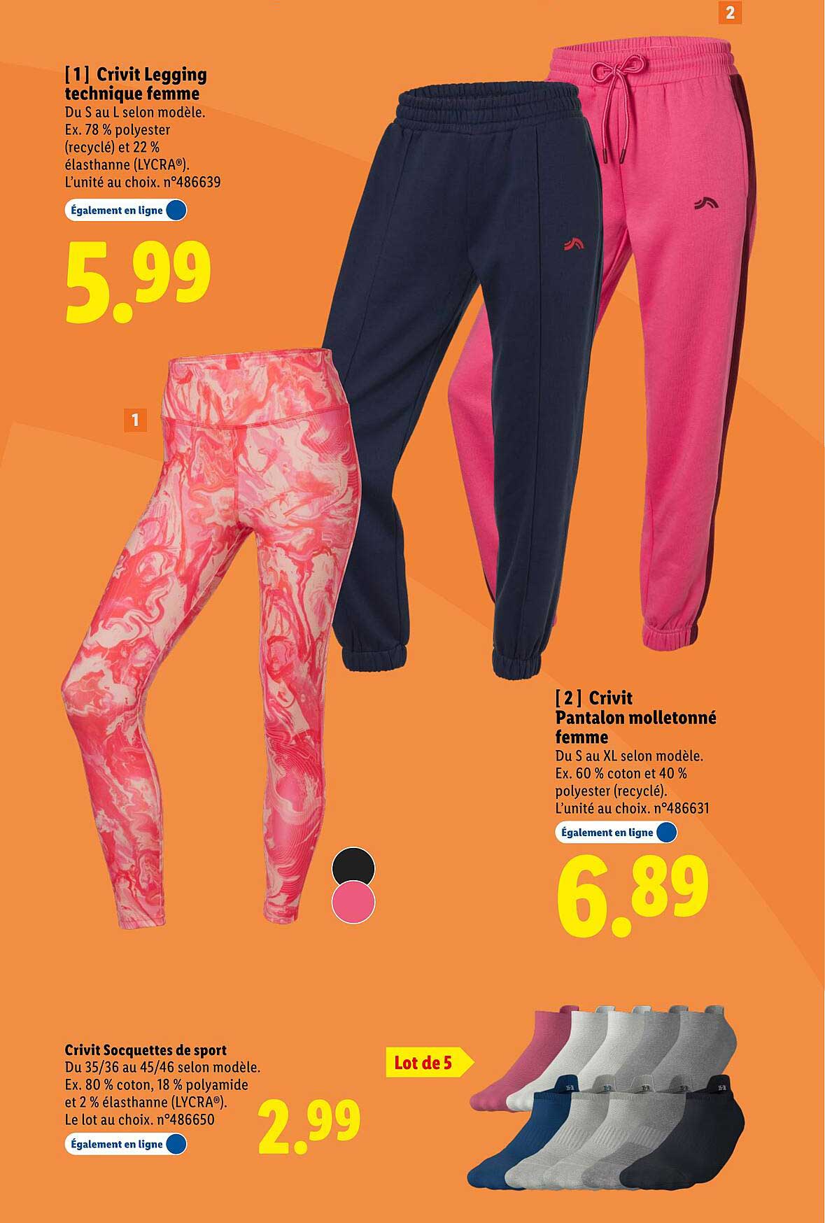 Crivit Legging technique femme
