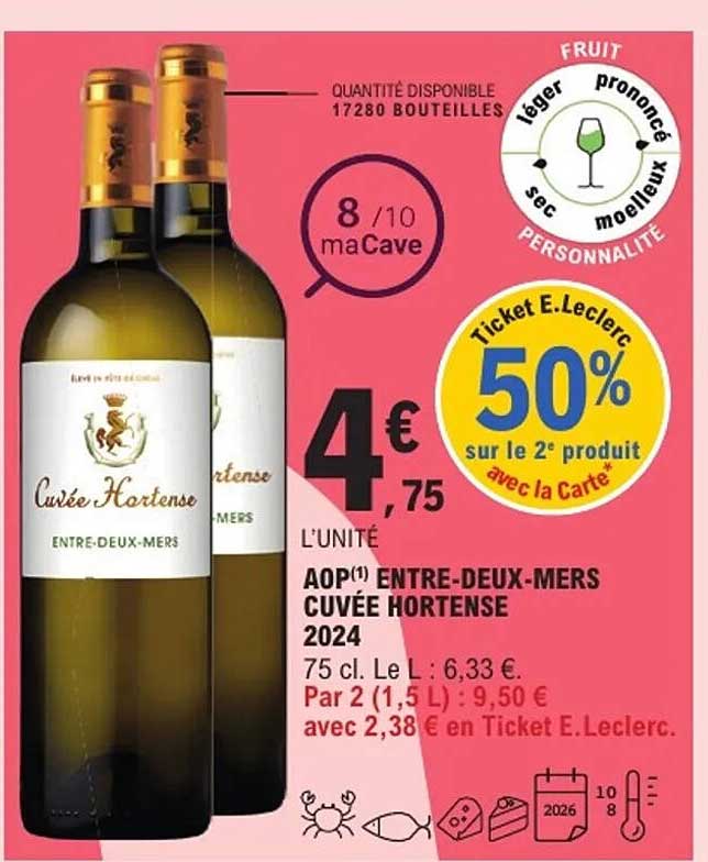 Cuvée Hortense Entre-Deux-Mers 2024
