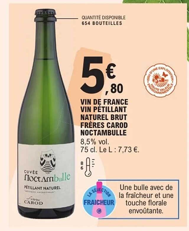 Cuvée NoctAmbulle - Vin Pétillant Naturel Brut
