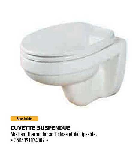 CUVETTE SUSPENDUE