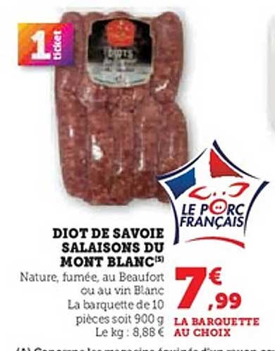 DIOT DE SAVOIE SALAISONS DU MONT BLANC