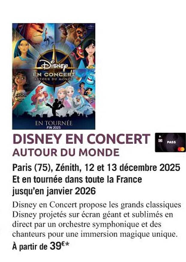 DISNEY EN CONCERT AUTOUR DU MONDE