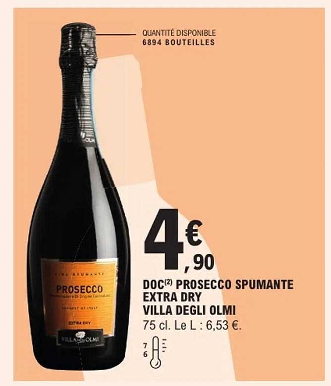 DOC(2) Prosecco Spumante Extra Dry Villa Degli Olmi