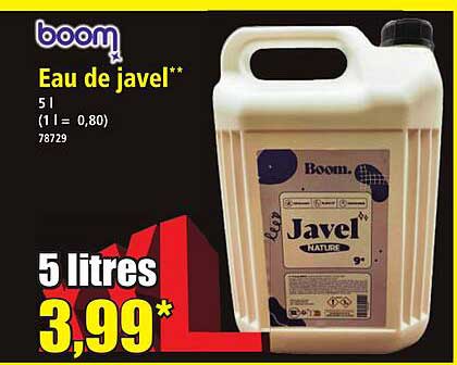Eau de javel**