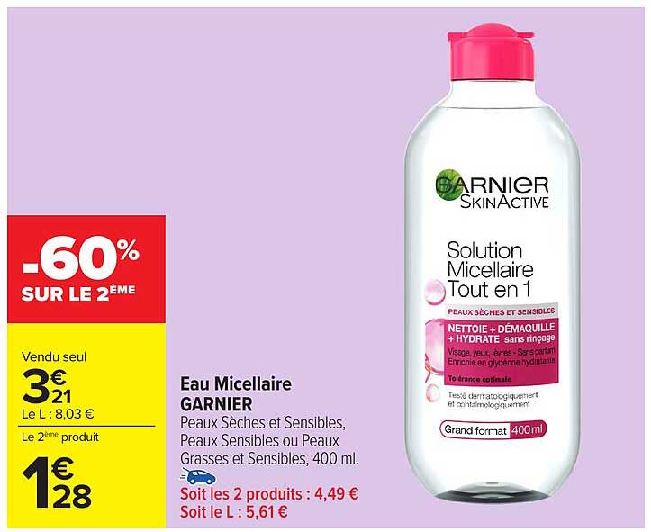 Eau Micellaire GARNIER