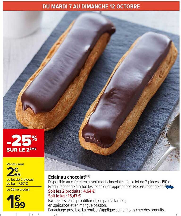 Eclair au chocolat