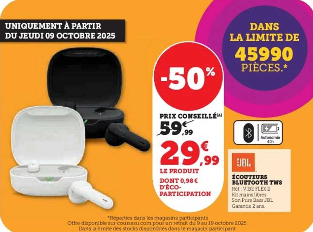 ÉCOUTEURS BLUETOOTH TWS
