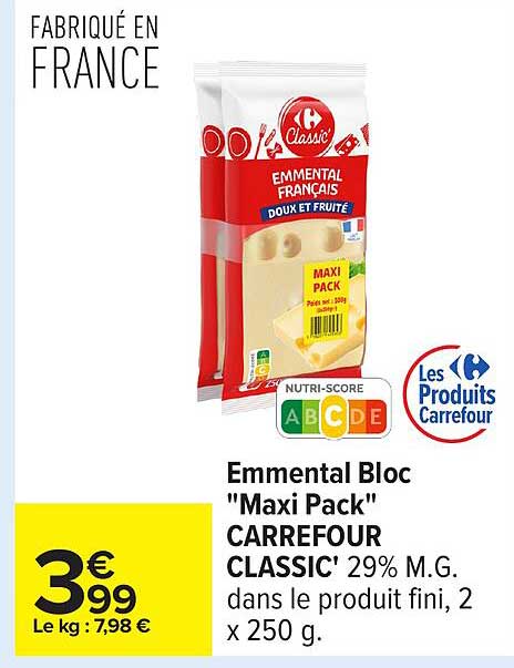 Emmental Bloc "Maxi Pack"