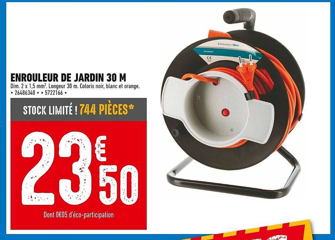 ENROULEUR DE JARDIN 30 M