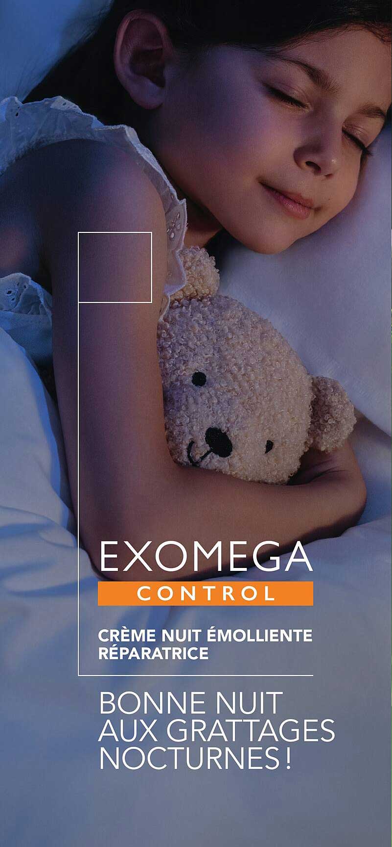 EXOMEGA CONTROL - Crème Nuit Émolliente Réparatrice