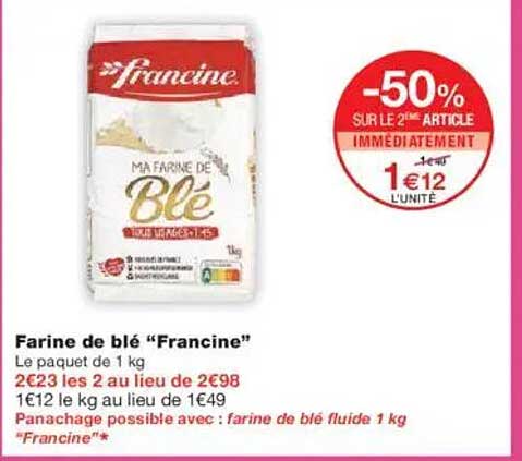 Farine de blé "Francine"