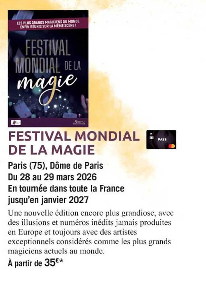 FESTIVAL MONDIAL DE LA MAGIE
