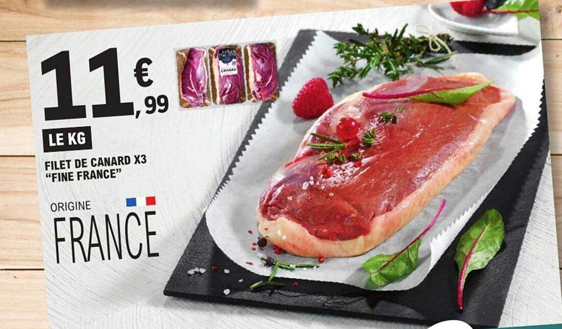 FILET DE CANARD X3 "FINE FRANCE"
