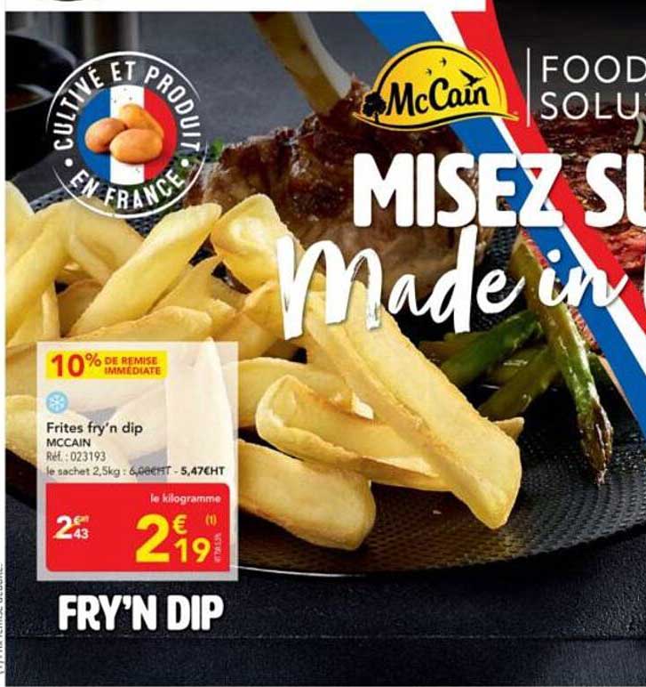 Frites fry’n dip McCain