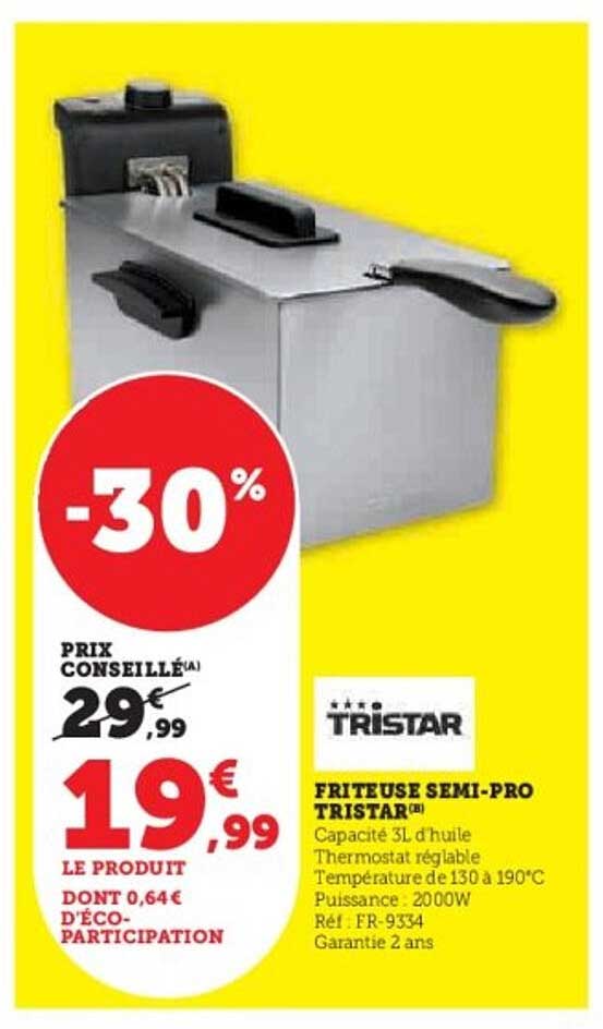FRITEUSE SEMI-PRO TRISTAR