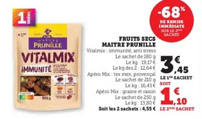 FRUITS SECS MAÎTRE PRUNILLE