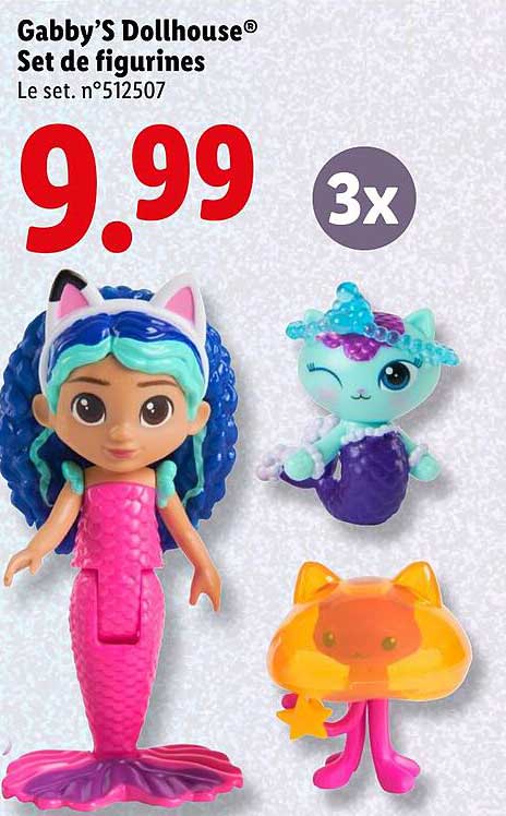 Gabby’S Dollhouse® Set de figurines
