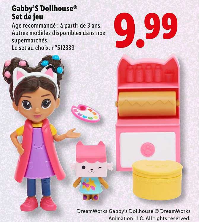 Gabby’S Dollhouse® Set de jeu