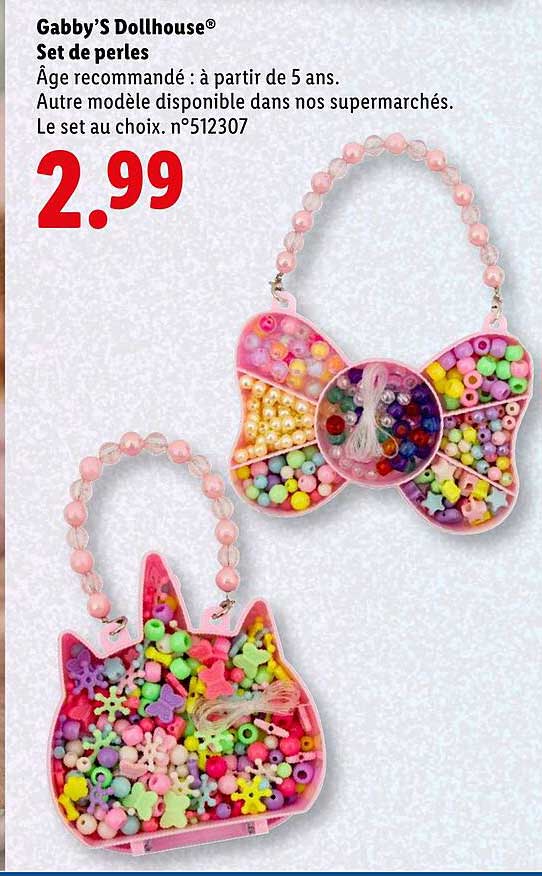 Gabby’S Dollhouse® Set de perles