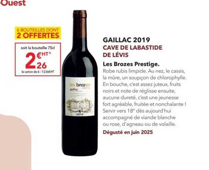 GAILLAC 2019 - CAVE DE LABASTIDE DE LÉVIS