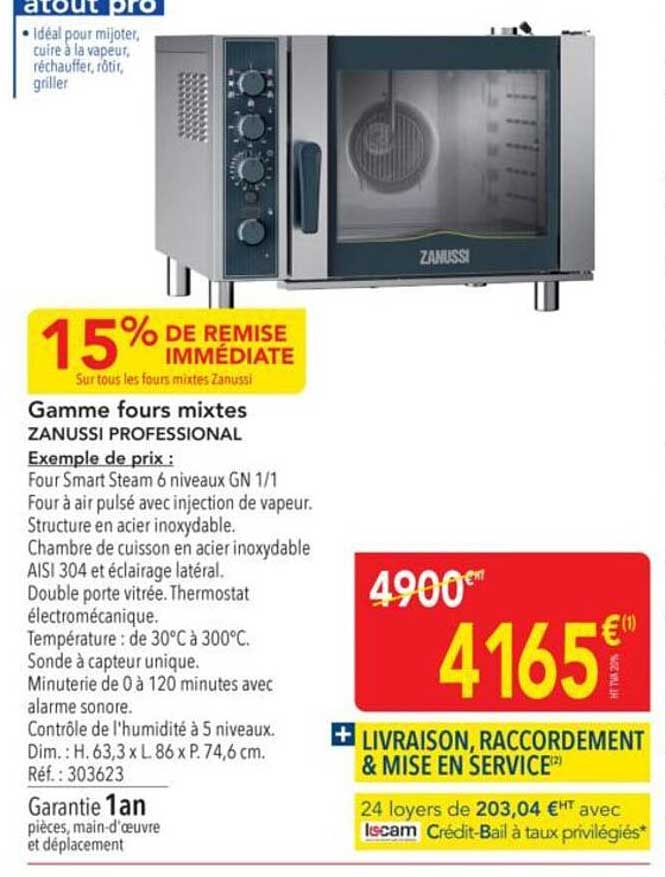 Gamme fous mixtes ZANUSSI PROFESSIONAL