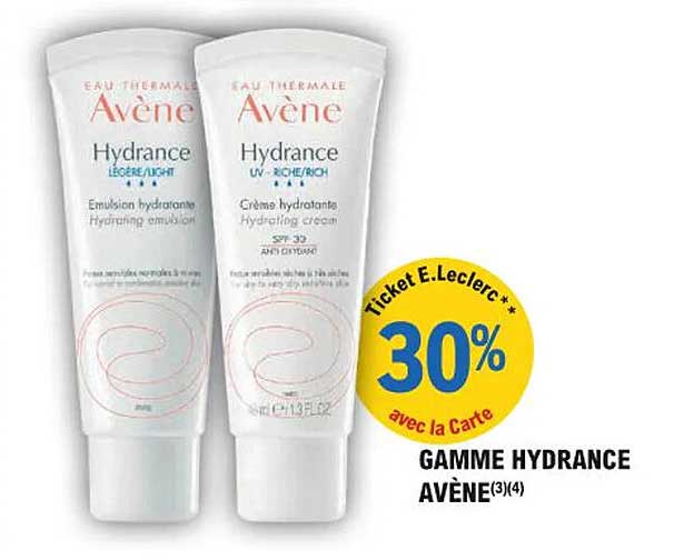 GAMME HYDRANCE AVÈNE