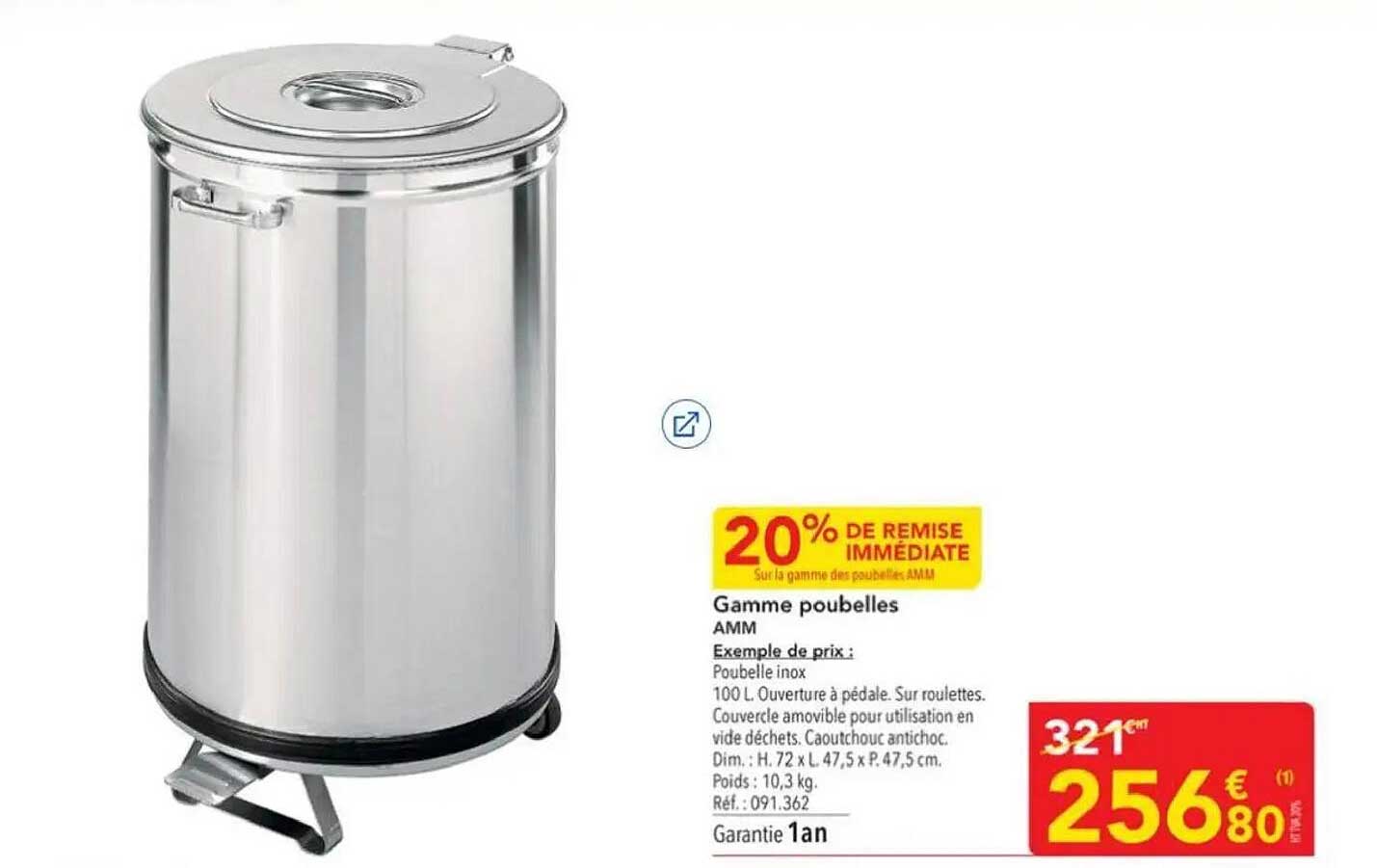 Gamme poubelles AMM