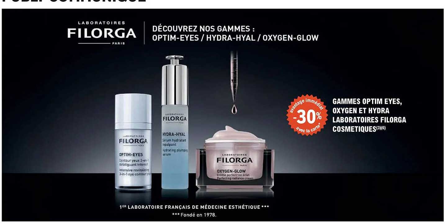 Gammes OPTIM EYES, OXYGEN et HYDRA