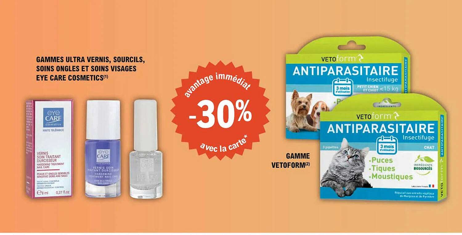 Gammes ultra vernis, sourcils, soins ongles et soins visages Eye Care Cosmetics