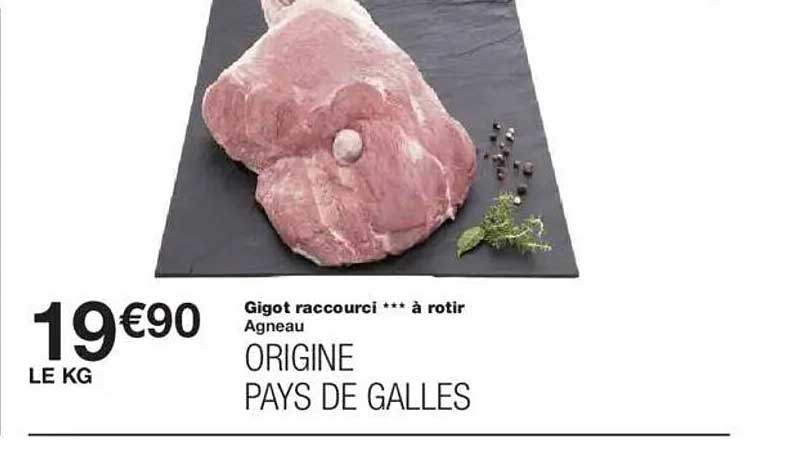 Gigot raccourci *** à rôtir