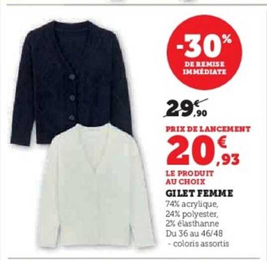 GILET FEMME
