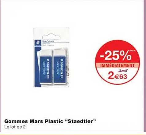 Gommes Mars Plastic “Staedtler”