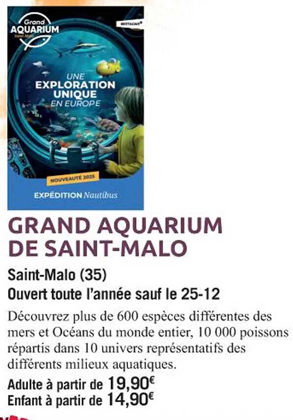 GRAND AQUARIUM DE SAINT-MALO