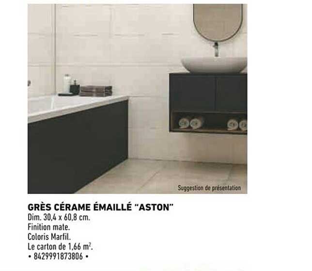 GRÈS CÉRAME ÉMAILLÉ “ASTON”