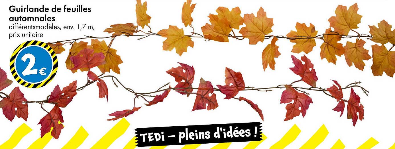 Guirlande de feuilles automnales