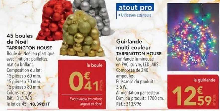 Guirlande multi couleur TARRINGTON HOUSE