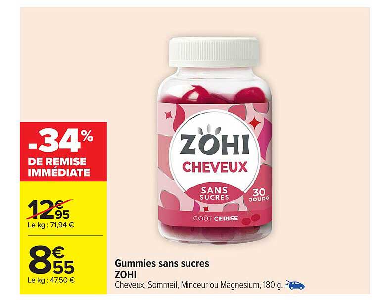 Gummies sans sucres ZÖHI
