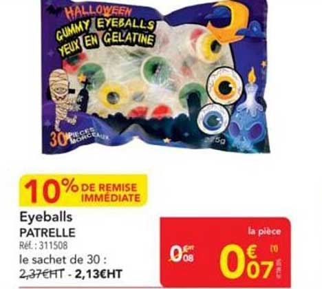 Halloween Gummy Eyeballs