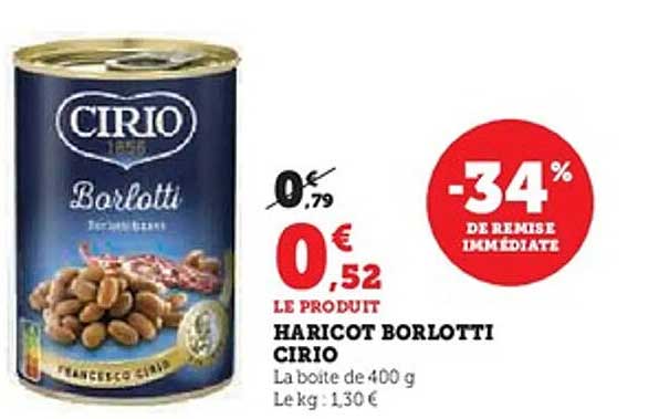 HARICOT BORLOTTI CIRIO