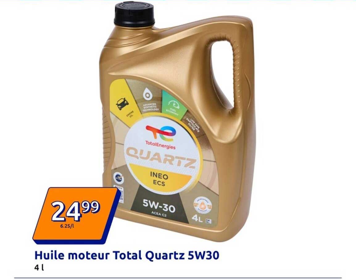 Huile moteur Total Quartz 5W30