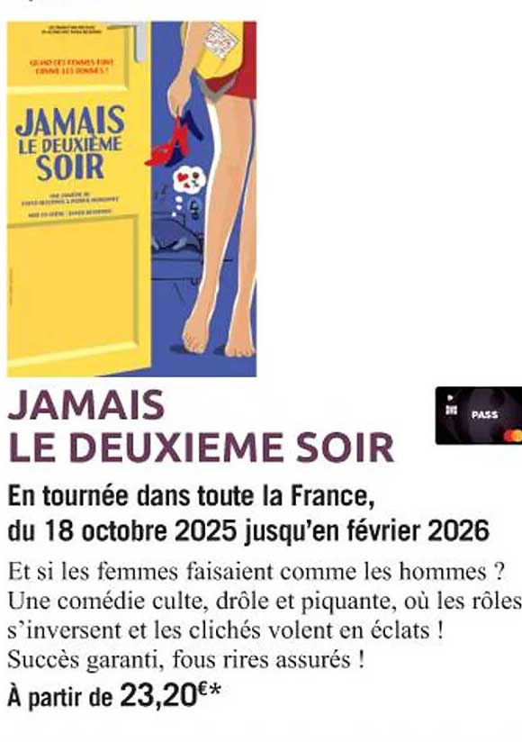 JAMAIS LE DEUXIEME SOIR