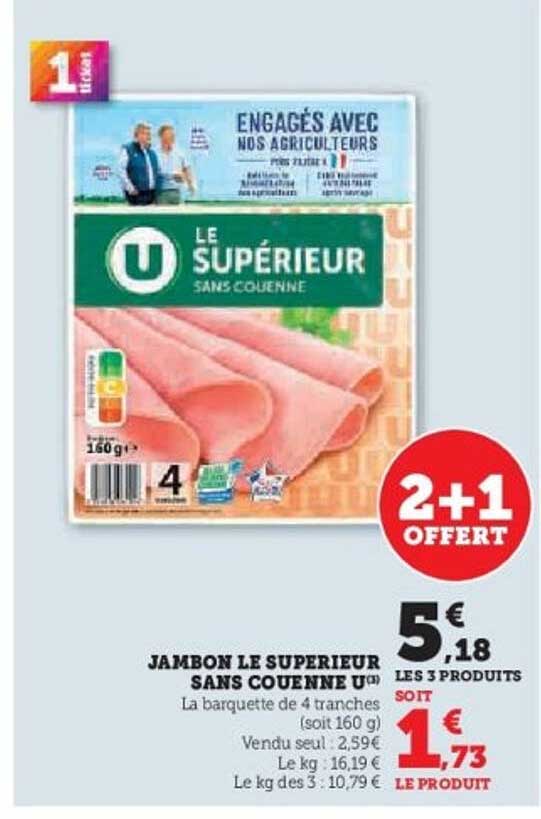 JAMBON LE SUPERIEUR SANS COUENNE U™