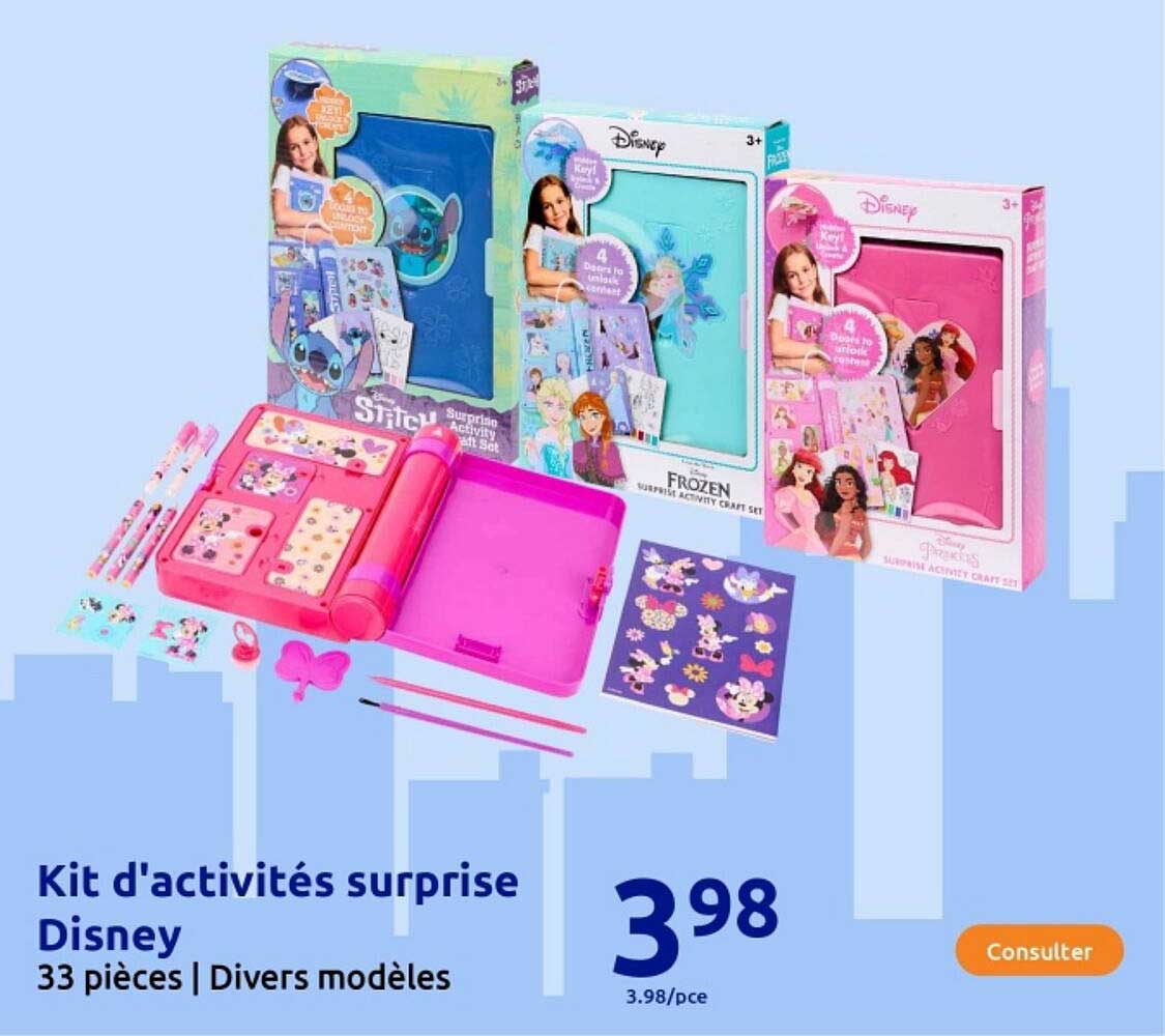 Kit d'activités surprise Disney