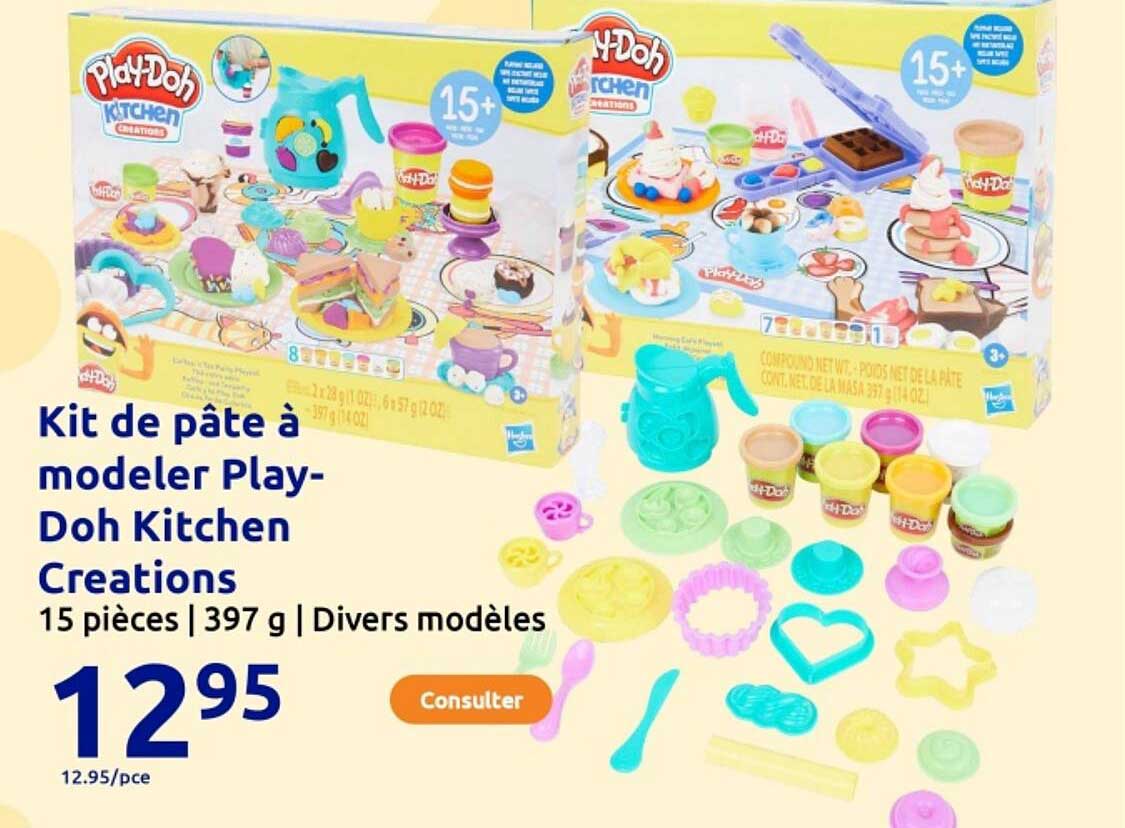 Kit de pâte à modeler Play-Doh Kitchen Creations