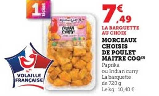 LA BARQUETTE AU CHOIX