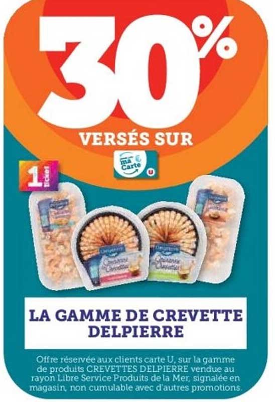 LA GAMME DE CREVETTE DELPIERRE